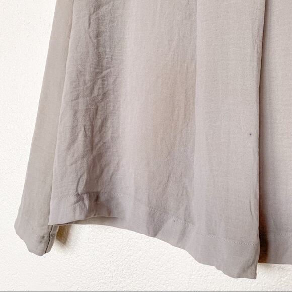 Rodebjer Sheer Pleat Front Button Back Blouse Size Small - Picture 2 of 11